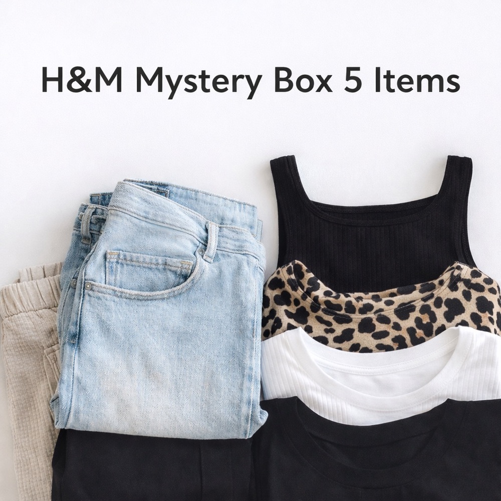✨ H&M Mystery Box Resells Allert 5 Items Random Sizes EUC NWT Inventory